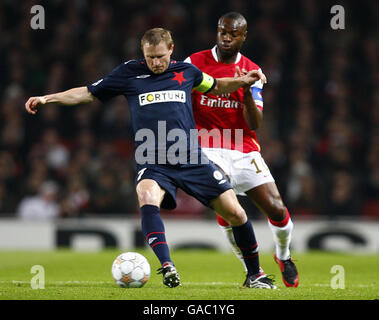 Fußball - UEFA Champions League - Gruppe H - Arsenal V Slavia Prag - Emirates Stadium Stockfoto