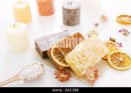 Handgemachte Seife Stockfoto