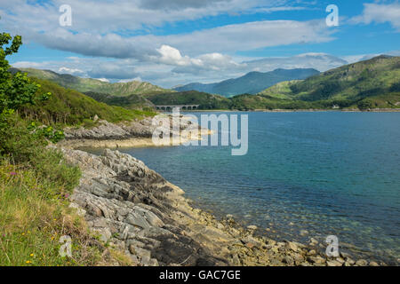 Östlichen Ende des Loch Nan Uamh an der Westküste Schottlands. Stockfoto