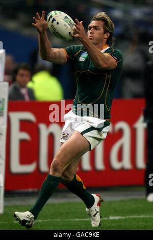 Rugby Union - IRB Rugby-Weltmeisterschaft 2007 - Halbfinale - Südafrika gegen Argentinien - Stade de France. Percy Montgomery, Südafrika Stockfoto