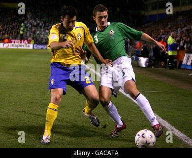 Fußball - Europameisterschaft 2008-Qualifikation - Gruppe F - Schweden V Nordirland - Rasunda Stadion Stockfoto