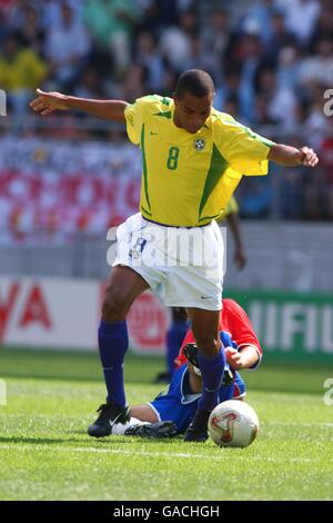 Fußball - FIFA World Cup 2002 - Gruppe C - Costa Rica V Brasilien Stockfoto