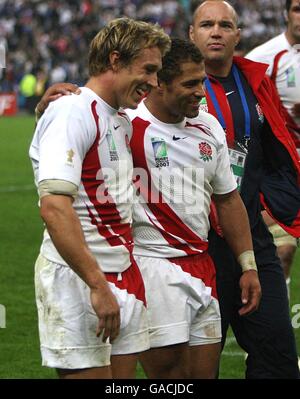 Rugby-Union - IRB Rugby World Cup 2007 - Semi Final - England / Frankreich - Stade de France Stockfoto