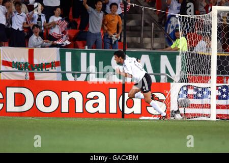 Der deutsche Michael Ballack feiert den Sieg der goa Stockfoto