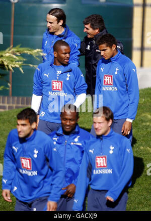 Fußball - Trainingseinheit Tottenham Hotspur - Training Lodge Stockfoto