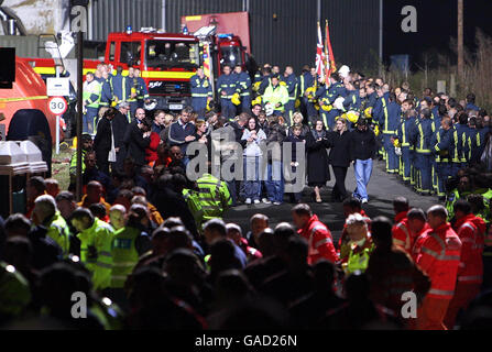 Lager-blaze Stockfoto