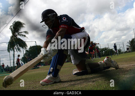 Cricket - England Net Session - Rangiri Dambulla internationalen Cricket-Stadion Stockfoto