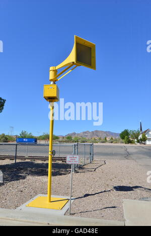 Ein 50er Jahre amerikanische Air Raid Siren Stockfoto