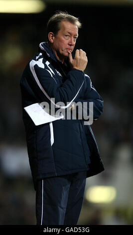 Fußball - Barclays Premier League - West Ham United / Bolton Wanderers - Upton Park. Alan Curbishley, Manager von West Ham United Stockfoto