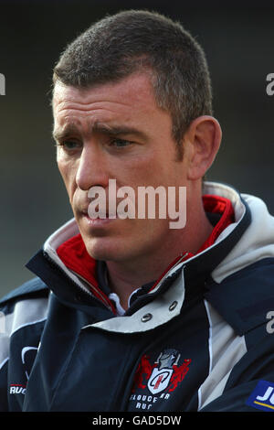 Rugby Union - EDF Energy Cup - Gruppe A - London Wasps gegen Gloucester Rugby - Adams Park. Dean Ryan, Gloucester Rugby Head Coach Stockfoto