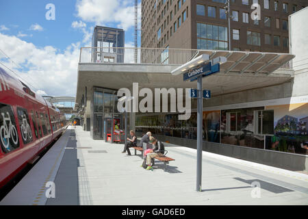 Die neue Carlsberg-Station, ersetzen Sie die alte Enghave-Station in der Nähe des alten Carlsberg Brauerei wurde 3. Juli 2016 eingeweiht. Stockfoto