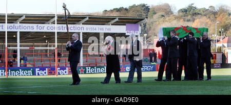 Ray Gravell Beerdigung Stockfoto