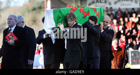 Ray Gravell Beerdigung Stockfoto