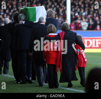 Ray Gravell Beerdigung Stockfoto