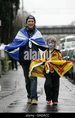 Schottland-fans Stockfoto