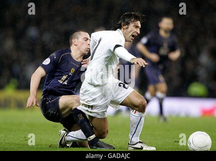 Fußball - Europameisterschaft 2008-Qualifikation - Gruppe B - Schottland V Italien - Hampden Park Stockfoto