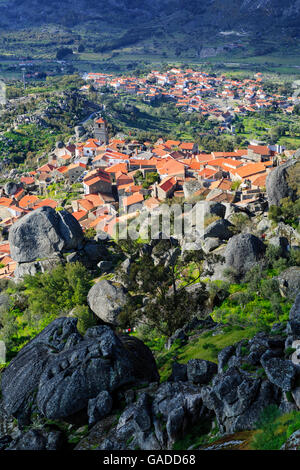 Europa, Portugal, Monsanto - gestimmt, "die meisten portugiesische Dorf in Portugal" von den Portugiesen Stockfoto