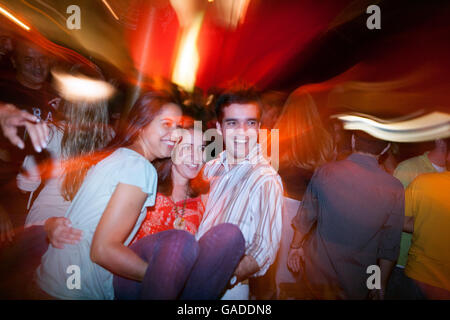 Nachtleben in Rio - in einem Samba-Club in Lapa Stockfoto