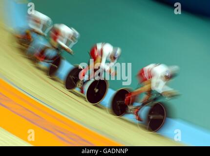 Commonwealth Games - Manchester 2002 - Radfahren - Männer 4000m Mannschaftsverfolgung Stockfoto