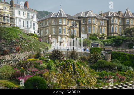 England, Hampshire, Isle Of Wight, Ventnor, Wassergarten Stockfoto