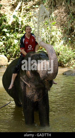 Cricket - England Besuch Pinawella Dorf - Kandy Stockfoto