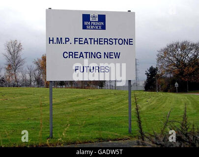 Featherstone Gefängnis - Wolverhampton Stockfoto