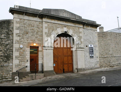 Eine allgemeine Ansicht des Eingangs zum HMP Maidstone in Maidstone, Kent. Stockfoto