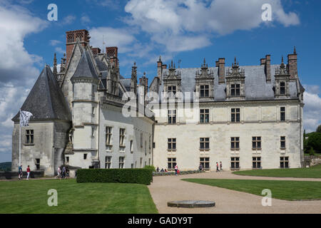 Frankreich, Indre-et-Loire, Amboise, Schloss Stockfoto
