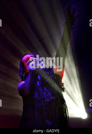 Marilyn Manson Konzert - London Stockfoto