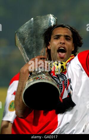 Fußball - UEFA-Cup - Finale - Feyenoord V Borussia Dortmund Stockfoto