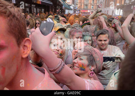 Bild aus der Londoner 2016 Gay Pride. Stockfoto