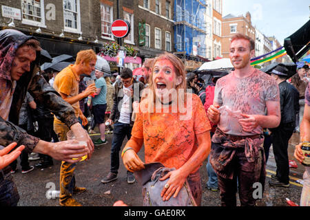 Bild aus der Londoner 2016 Gay Pride. Stockfoto