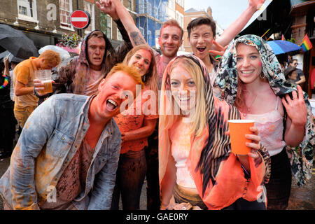 Bild aus der Londoner 2016 Gay Pride. Stockfoto