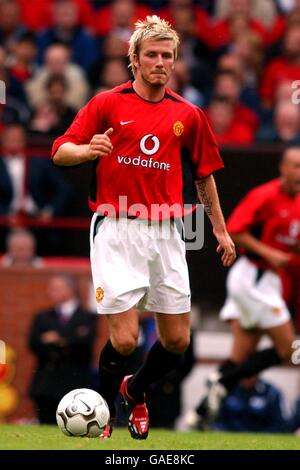 Fußball - freundlich - Manchester United gegen boca Juniors. David Beckham, Manchester United Stockfoto