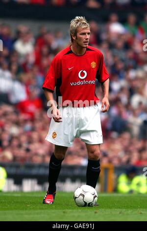 Fußball - freundlich - Manchester United gegen boca Juniors. David Beckham, Manchester United Stockfoto