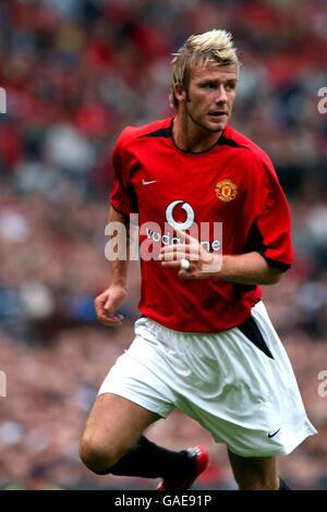 Fußball - freundlich - Manchester United gegen boca Juniors. David Beckham, Manchester United Stockfoto