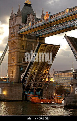 Johnny Roger Piratenschiff - London Stockfoto