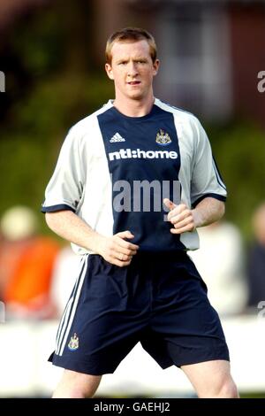 Fußball - freundlich - De Tubanters Enschede / Newcastle United. Stephen Caldwell, Newcastle United Stockfoto