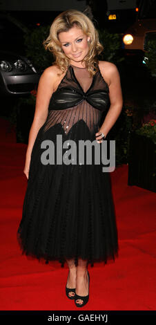 Katherine Jenkins kommt für die Variety Club Showbiz Awards 2007 im Londoner Hilton an der Park Lane im Zentrum von London an. Stockfoto