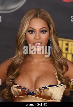 Beyonce kommt bei den American Music Awards 2007 im Nokia Theater in Los Angeles an. Stockfoto