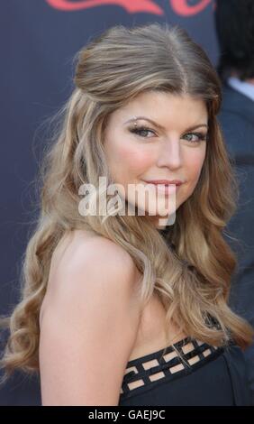 American Music Awards - Los Angeles. Fergie kommt bei den American Music Awards 2007 im Nokia Theater in Los Angeles an. Stockfoto