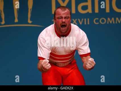 Manchester 2002 - Commonwealth Games - Gewichtheben - Männer bis 94 kg Stockfoto