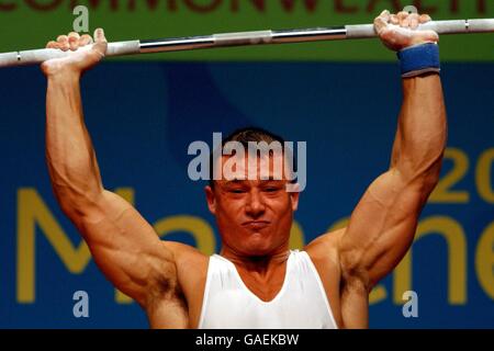 Manchester 2002 - Commonwealth Games - Gewichtheben - Männer bis 94 kg Stockfoto