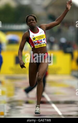 Leichtathletik - Norwich Union Challenge - Großbritannien gegen Russland gegen USA - Frauen Dreisprung Stockfoto