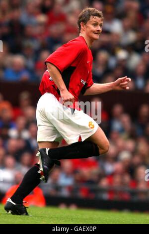 Fußball - freundlich - Manchester United gegen boca Juniors. Ole Gunnar Solskjaer, Manchester United Stockfoto