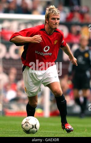 Fußball - freundlich - Manchester United gegen boca Juniors. David Beckham, Manchester United Stockfoto