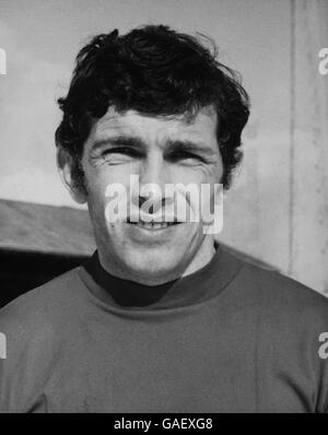 Fußball - Football League Division One - Tottenham Hotspur gegen Leeds United. Johnny Giles, Leeds United Stockfoto