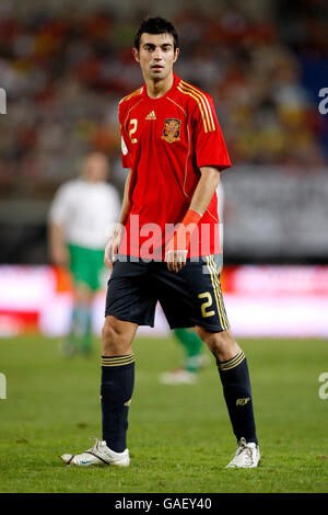 Fußball - UEFA European Championship 2008 Qualifikation - Gruppe F - Spanien gegen Nordirland - Estadio de Gran Canaria. Raul Albiol, Spanien Stockfoto