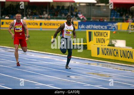 Leichtathletik - Norwich Union Challenge - Großbritannien V Russland V USA - Männer 4 x 100 m Stockfoto