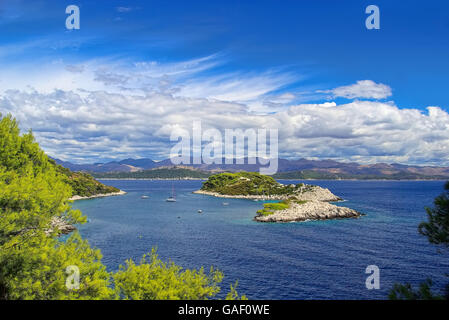 Mljet Suedspitze - Mljet Südküste 03 Stockfoto